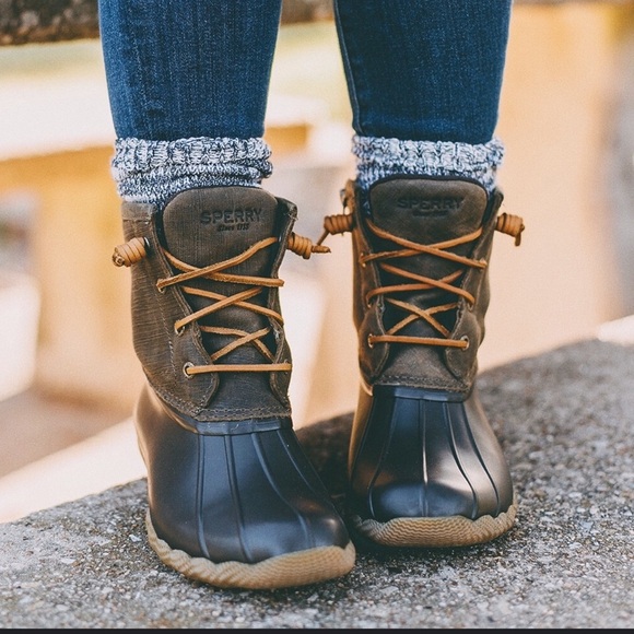 Sperry Shoes - SPERRY Two-Tone Waterproof Duck Boots 6.5